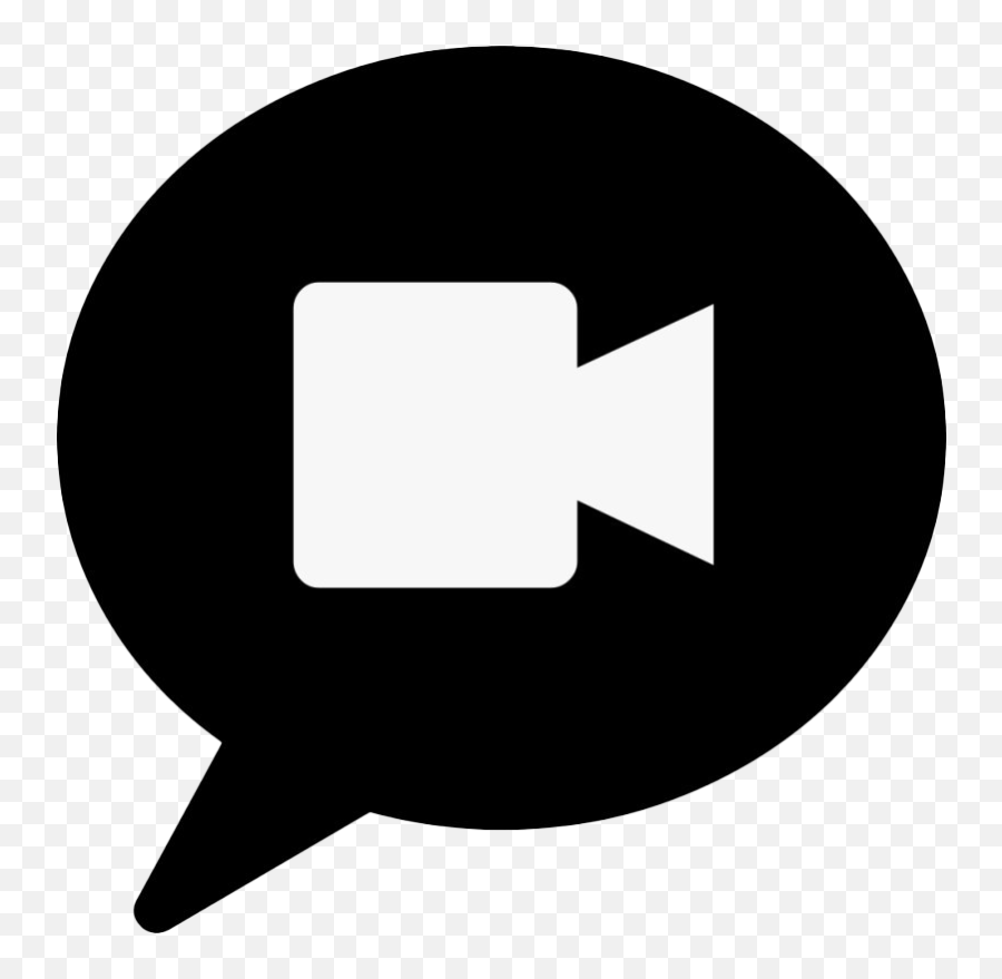 Video Chat Bubble Png Png Play - Video Chat Icon Png Emoji,Text Bubble Png