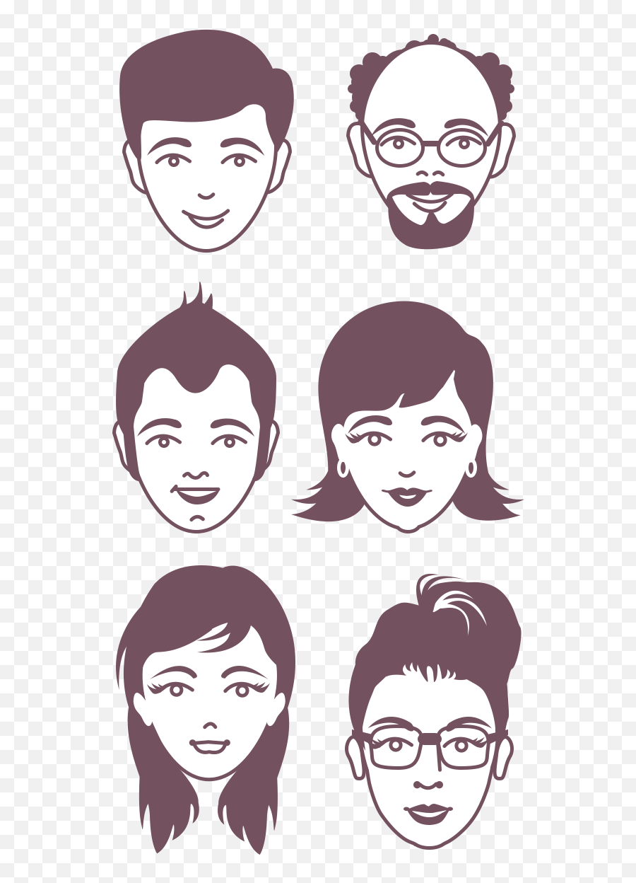 Free Male And Female Avatar Vector - Hair Design Emoji,Male Clipart