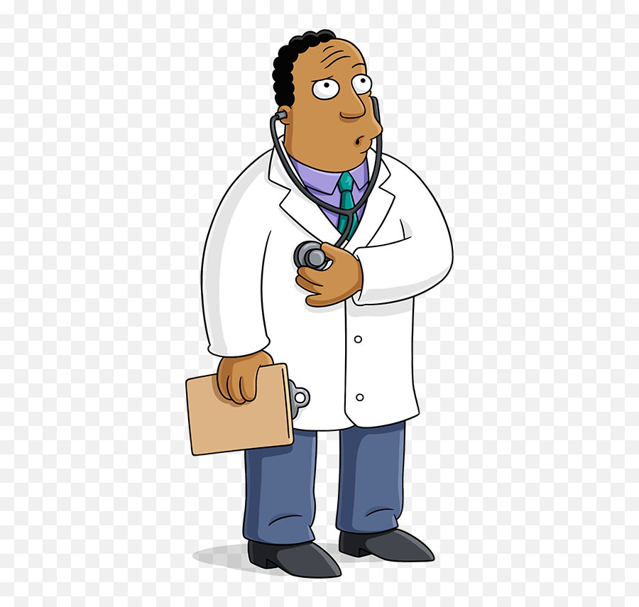 Which Character Is More Responsible Fandom - Simpson Doctor Hibbert Emoji,Strong Woman Clipart