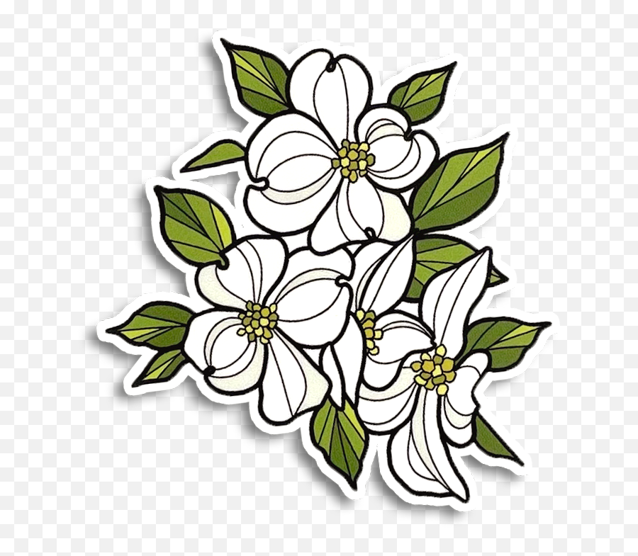 Midwest States Micro Sticker Pack U2014 Cheery Hill Emoji,Dogwood Flower Clipart