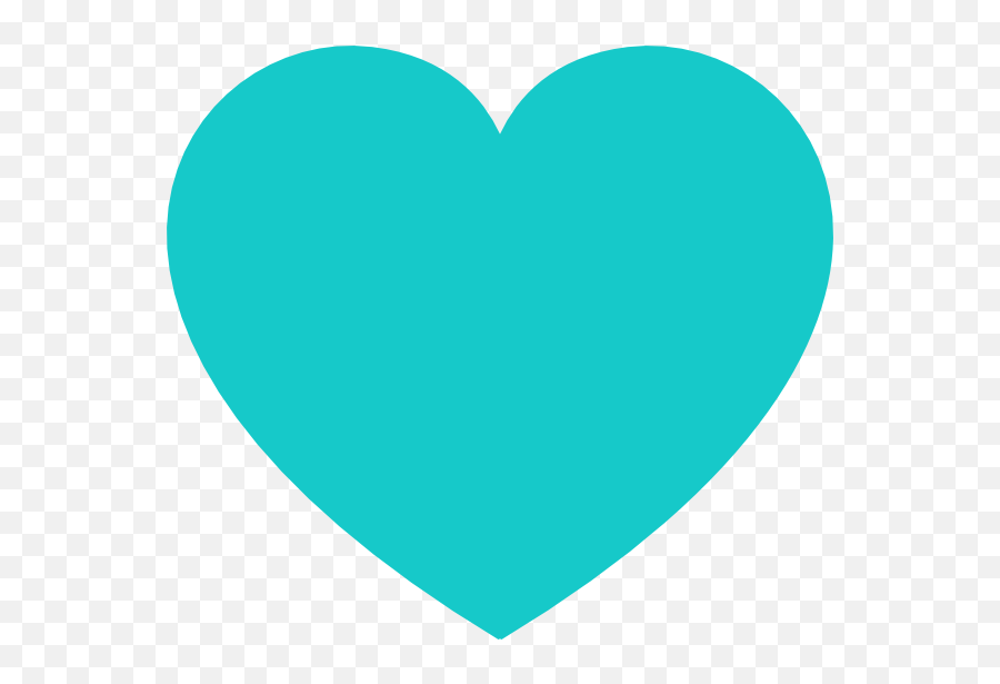 Pink Heart Clip Art At Clkercom - Vector Clip Art Online Transparent Teal Heart Emoji,Pink Heart Png