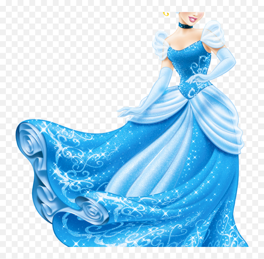 Princess Cinderella Transparent Png - Cinderellas Blue Dress Transparent Background Emoji,Cinderella Png