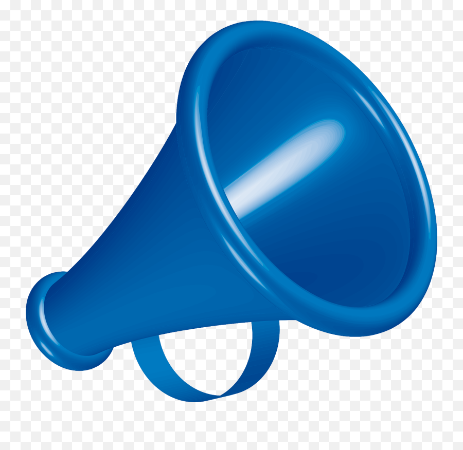 Blue Megaphone Vector Download Icon Png - Blue Megaphone Emoji,Megaphone Png