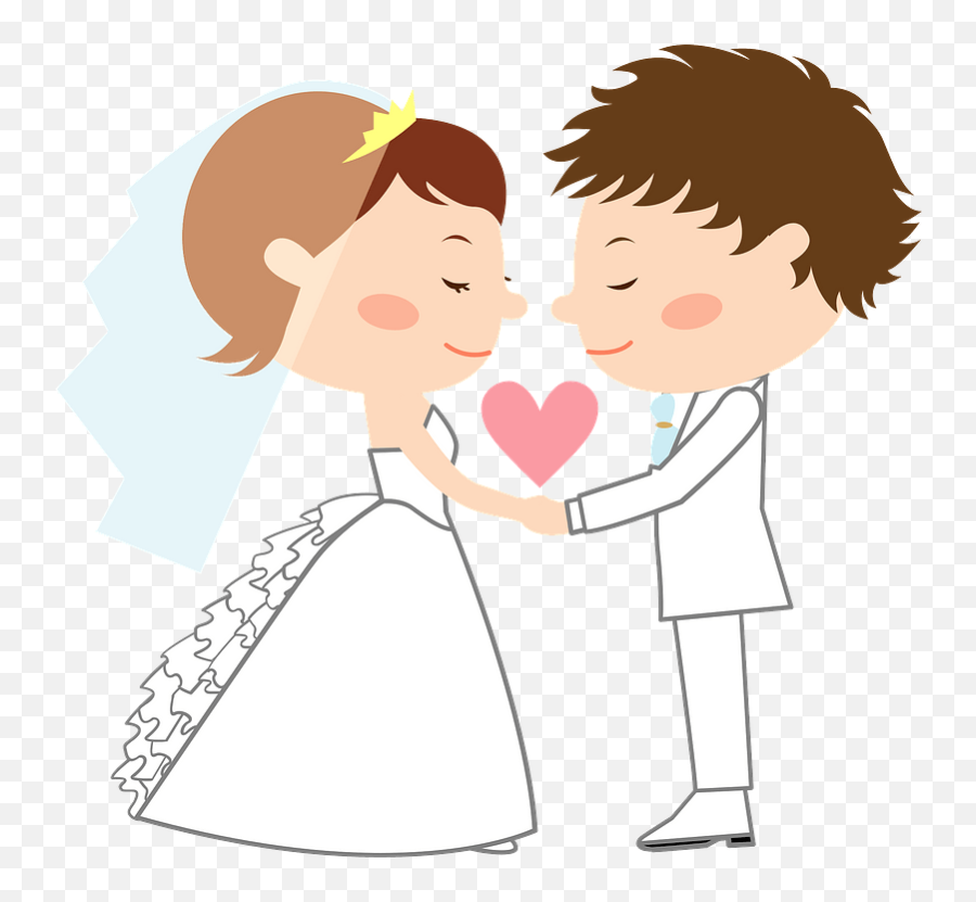 Wedding - Wedding Emoji,Bride And Groom Clipart