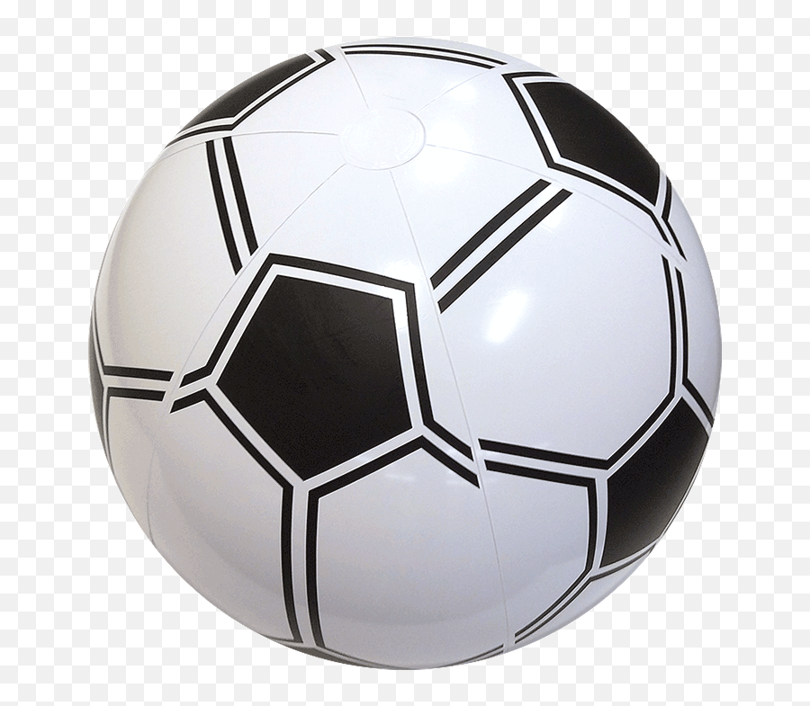 Soccer Beach Ball - Beach Ball Soccer Emoji,Soccer Ball Transparent