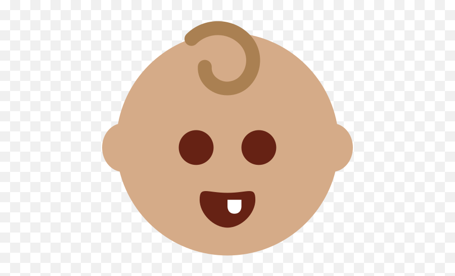 Baby Emoji With Medium Skin Tone - Baby Tone Emoji,Baby Emoji Png