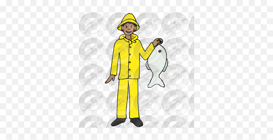 Fisherman Picture For Classroom - Workwear Emoji,Fisherman Clipart