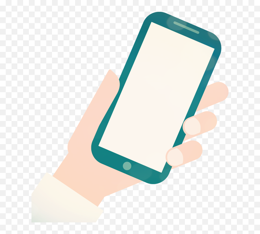 Cell Phone Icon Png Transparent - Holding Phone Clipart Png Emoji,Cell Phone Clipart