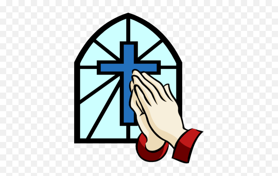 Clip Art Prayer Hand - Transparent Praying Hands Clipart Png Emoji,Prayer Clipart