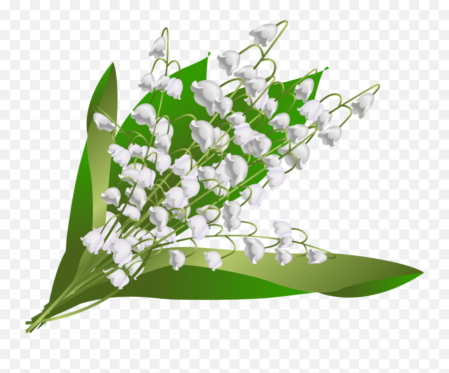 Rdh - Clip Art Flowers Lilly Of The Valley Emoji,Valley Clipart