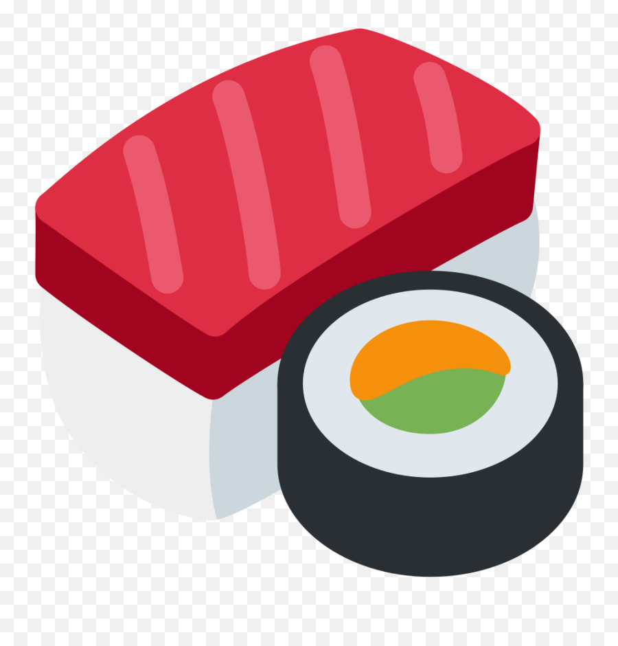 Sushi Emoji Clipart - Sushi Emoticon,Sushi Clipart