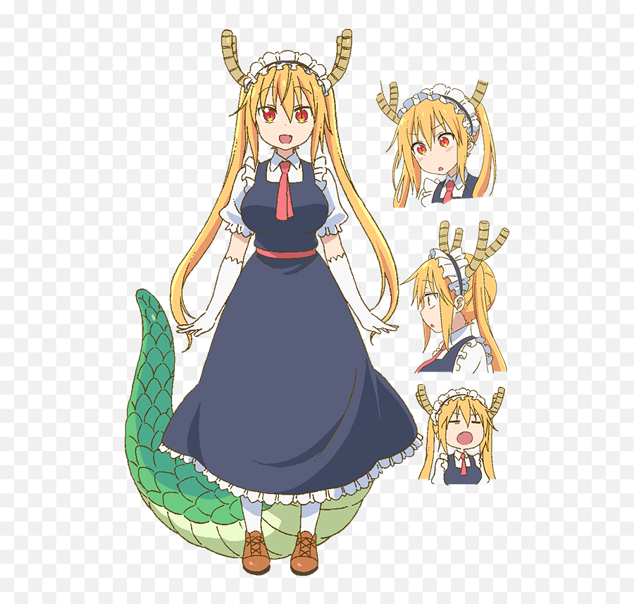 Miss Kobayashis Dragon Maid All Emoji,Anime Character Png