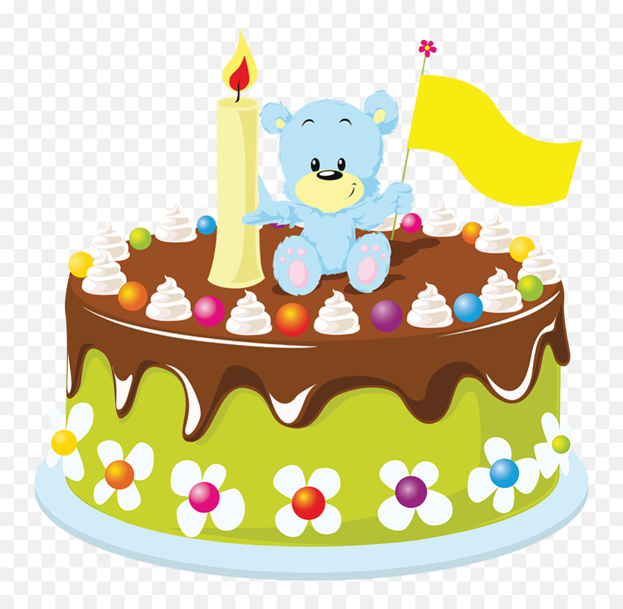 Gâteau Danniversaire Enfant - Happy Birthday Cartoon Cake Emoji,Happy Birthday Cake Clipart
