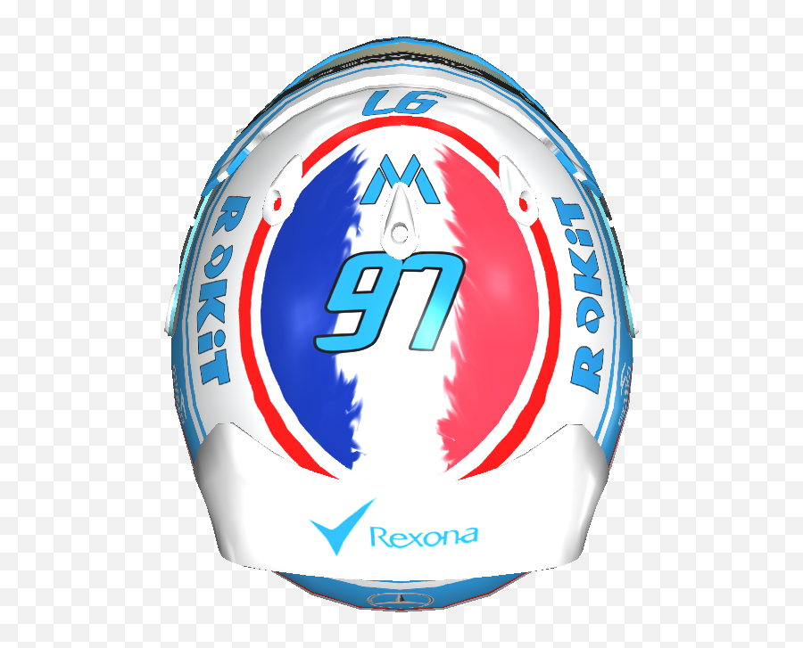 Williams Flag Career Helmet 2019 Racedepartment Emoji,French Flag Png