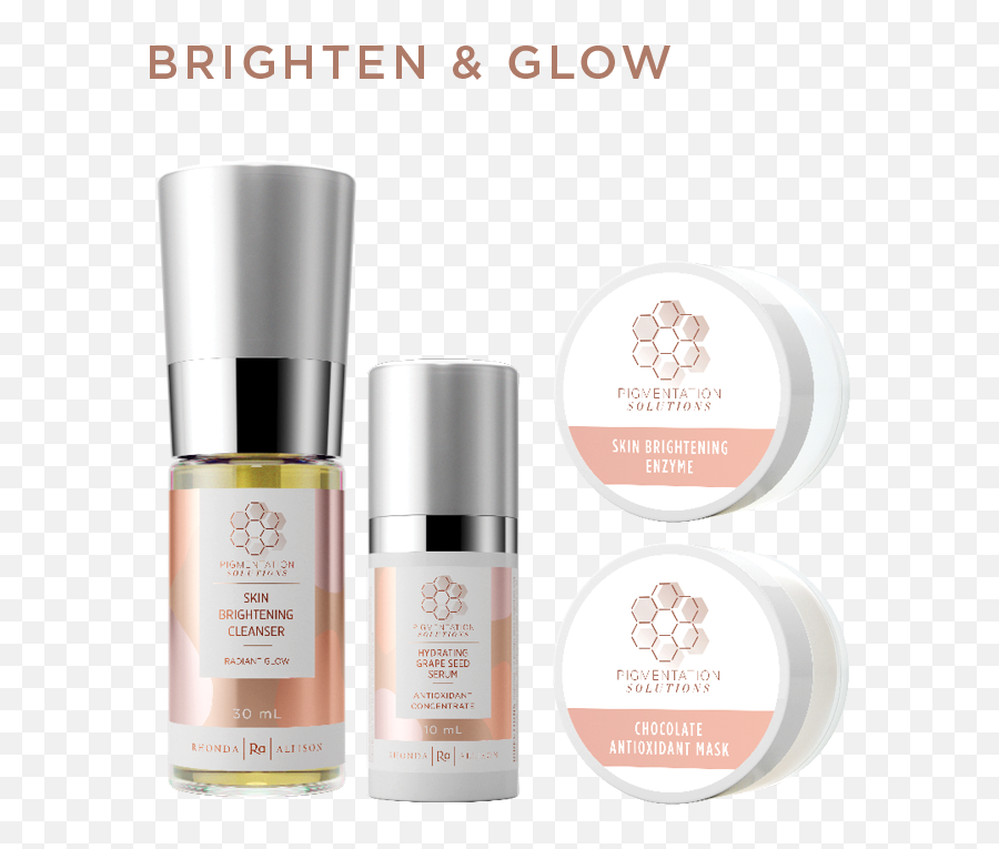 Pigmentation Solutions Brighten U0026 Glow Home Facial Kit U2014 Rilassare Means Relax Emoji,Gold Glow Png