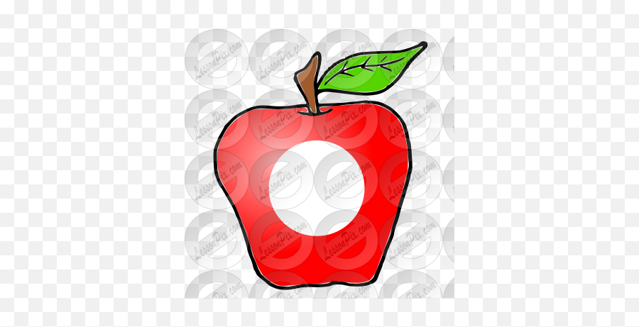 Apple Picture For Classroom Therapy Use - Great Apple Clipart Emoji,Apple Heart Clipart