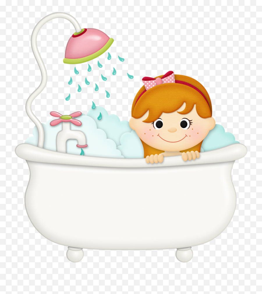Library Of Bathtub Of Money Jpg - Children Taking Bath Clipart Emoji,Bathtub Clipart