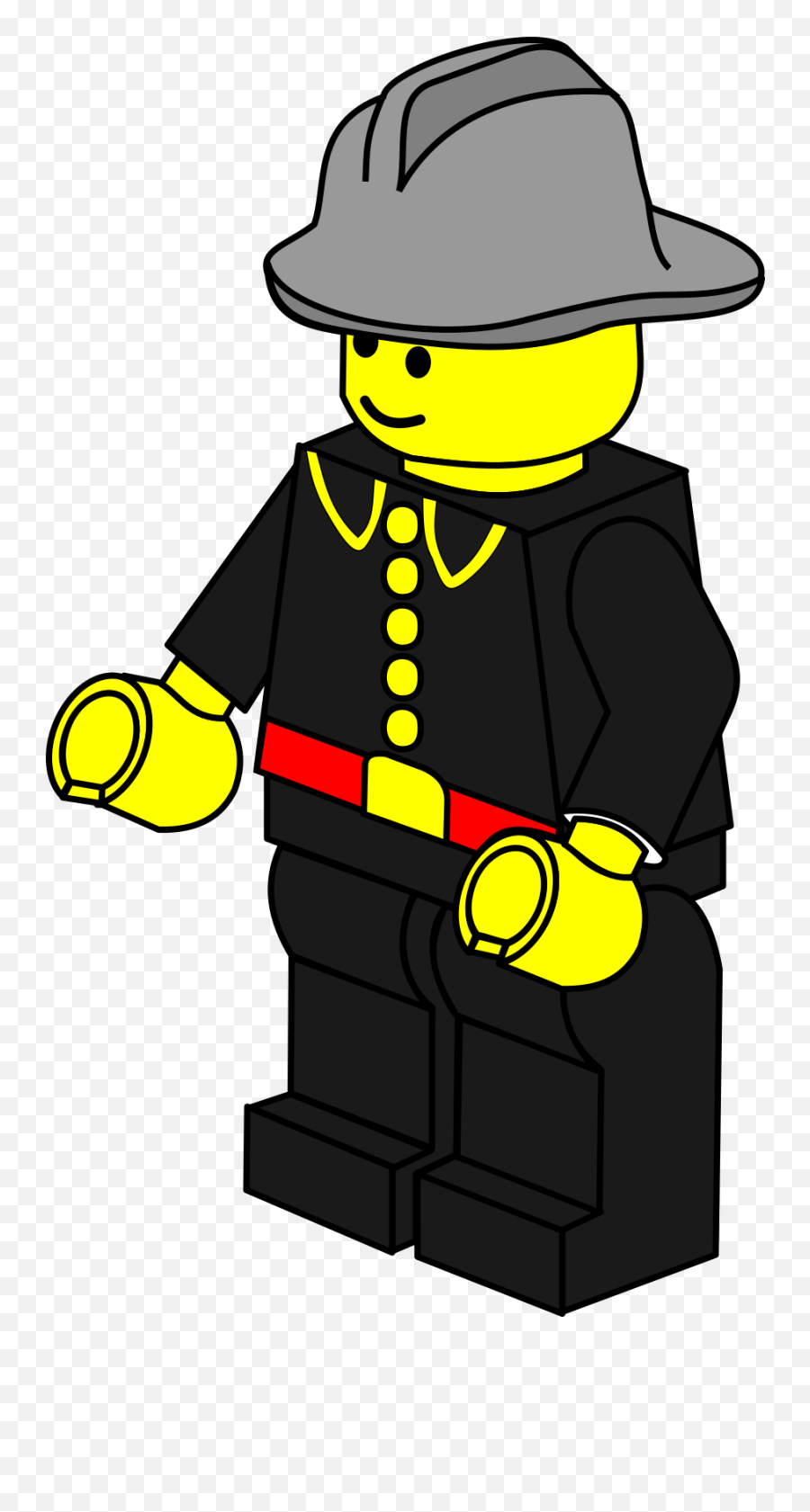 Lego Town Fireman Clip Art - Lego Fireman Clipart Emoji,Fireman Clipart