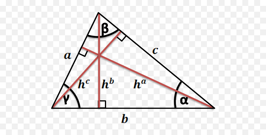 Height Of A Triangle Altitude Calculator Formulas - Heights Of A Triangle Emoji,Triangle Transparent