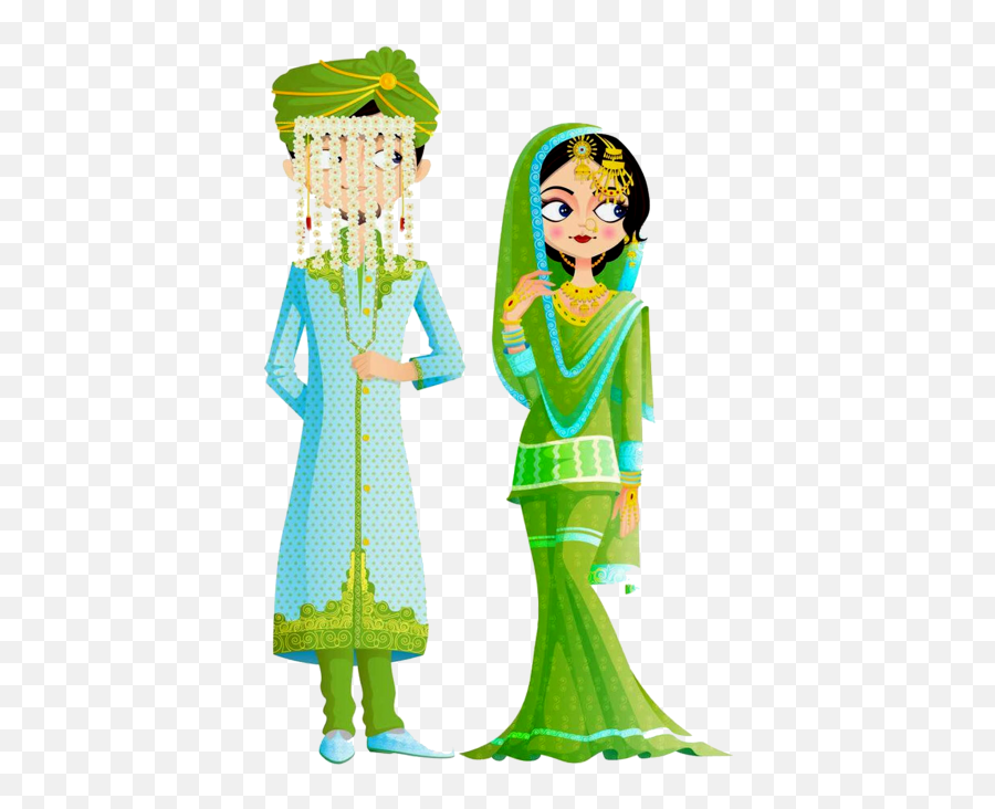 Wedding Png - Muslim Couple Wedding Cartoon Emoji,Wedding Clipart