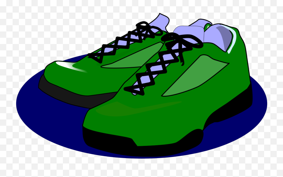 Forest Green Tennis Shoes Svg Vector Forest Green Tennis - Purple Shoes Clipart Png Emoji,Shoes Clipart
