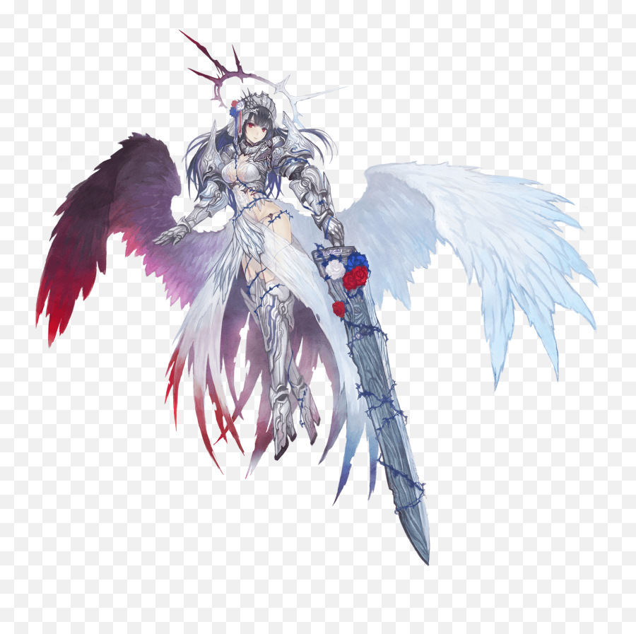 Angel Warrior Flying Transparent Png Png Play - Night Of Azure Nightlord Emoji,Warrior Png