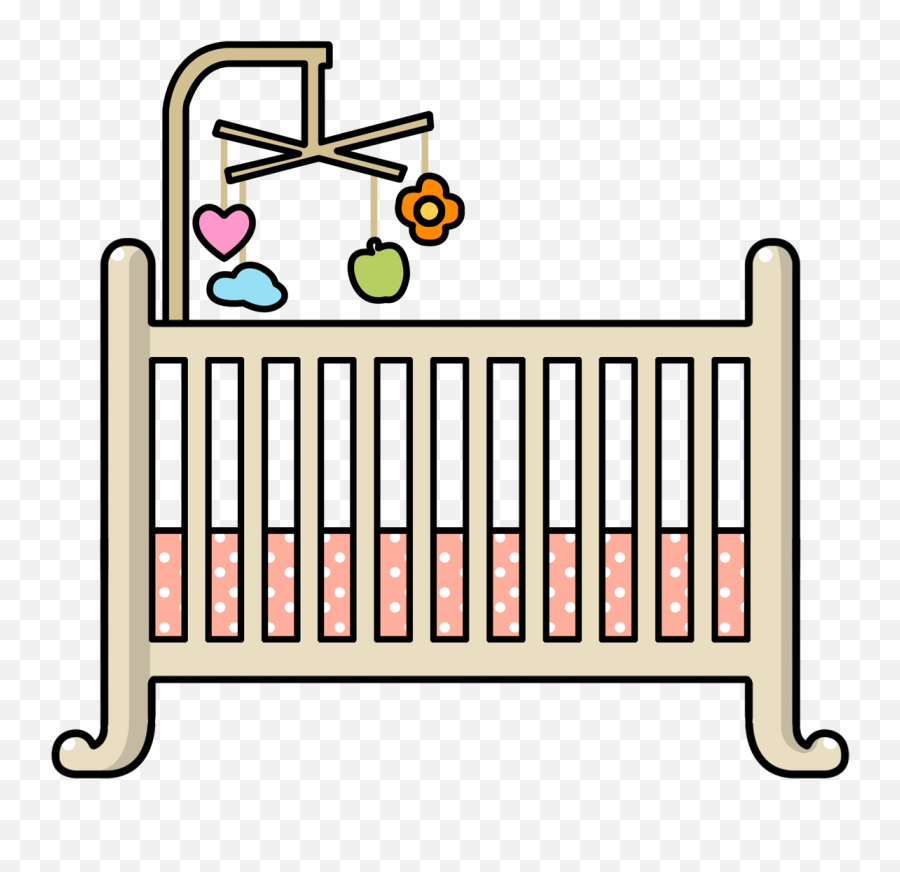 Cot Clipart - Baby Crib Clipart Emoji,Babies Clipart