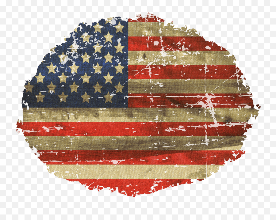 Vintage Distressed Usa Flags Png - American Emoji,Distressed American Flag Clipart