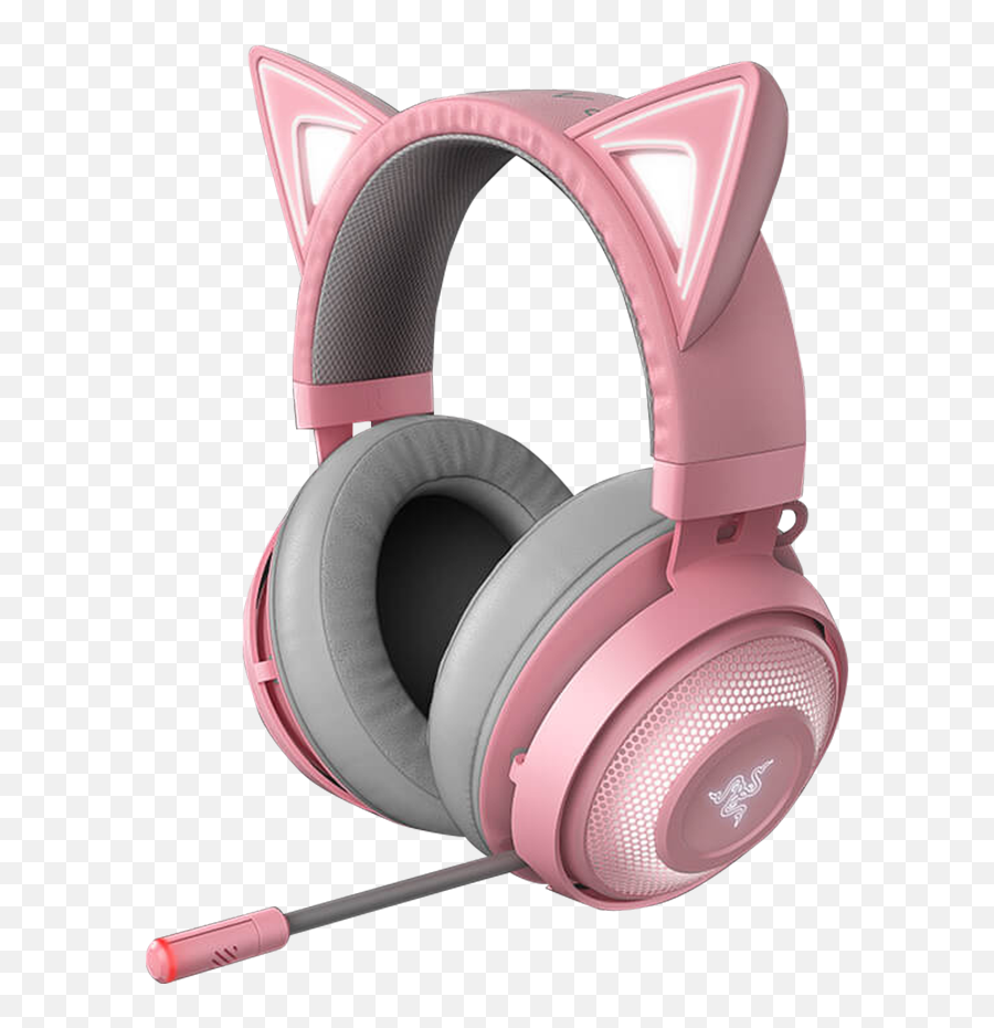 Crosshair Kittens - Girl Gamers Gaming Gear Pink Razer Headset Emoji,Custom Desktop Logo Crosshair