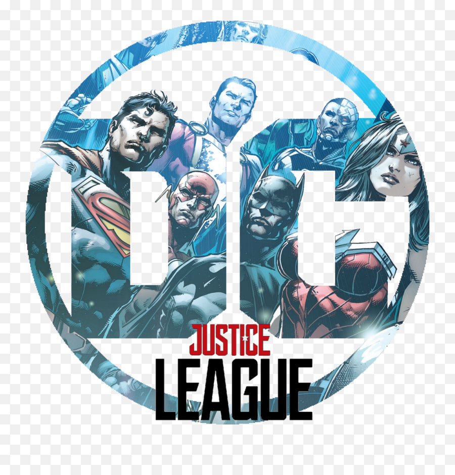 Download Hd Dc Logo For Justice League Ver - Justice League Emoji,Dc Logo Png