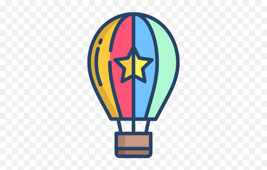 Hot Air Balloon - Free Transportation Icons Emoji,Vintage Hot Air Balloon Clipart