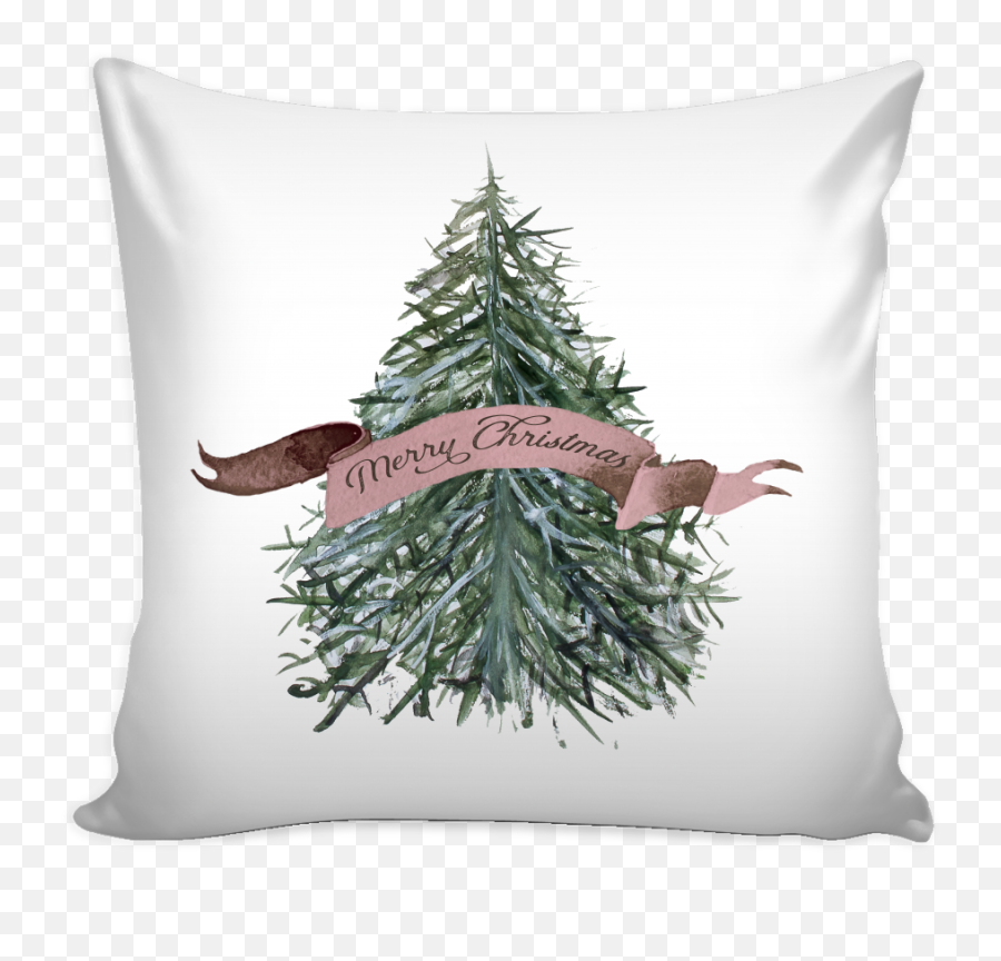 Exclusive Watercolor Merry Christmas Pillow Cover - Emory Valley Mercantile Emoji,Pillow Transparent Background