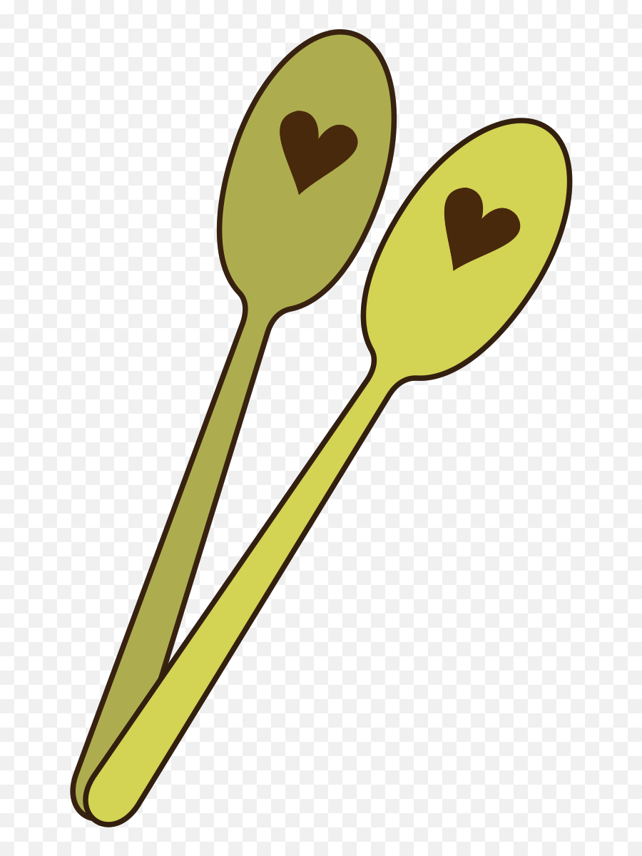 Small - Cute Spoon And Fork Clipart Full Size Png Download Set Of Spoons Clipart Emoji,Fork Clipart