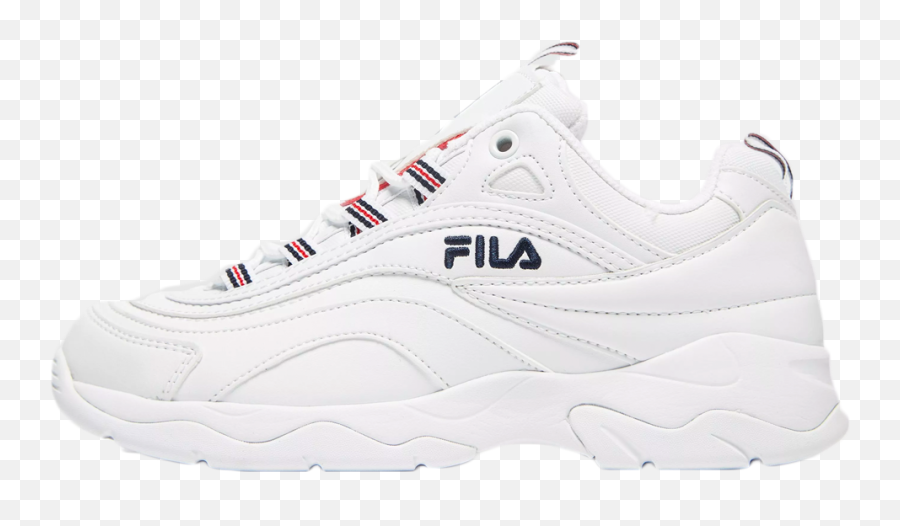 Fila Heritage Ray Low Wmn White Online Sale Up To 50 Off Emoji,Fila Logo Png