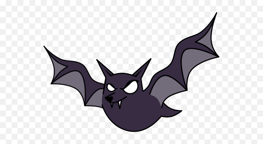 Cartoon Bat Clipart - Bat Clip Art Emoji,Bat Clipart