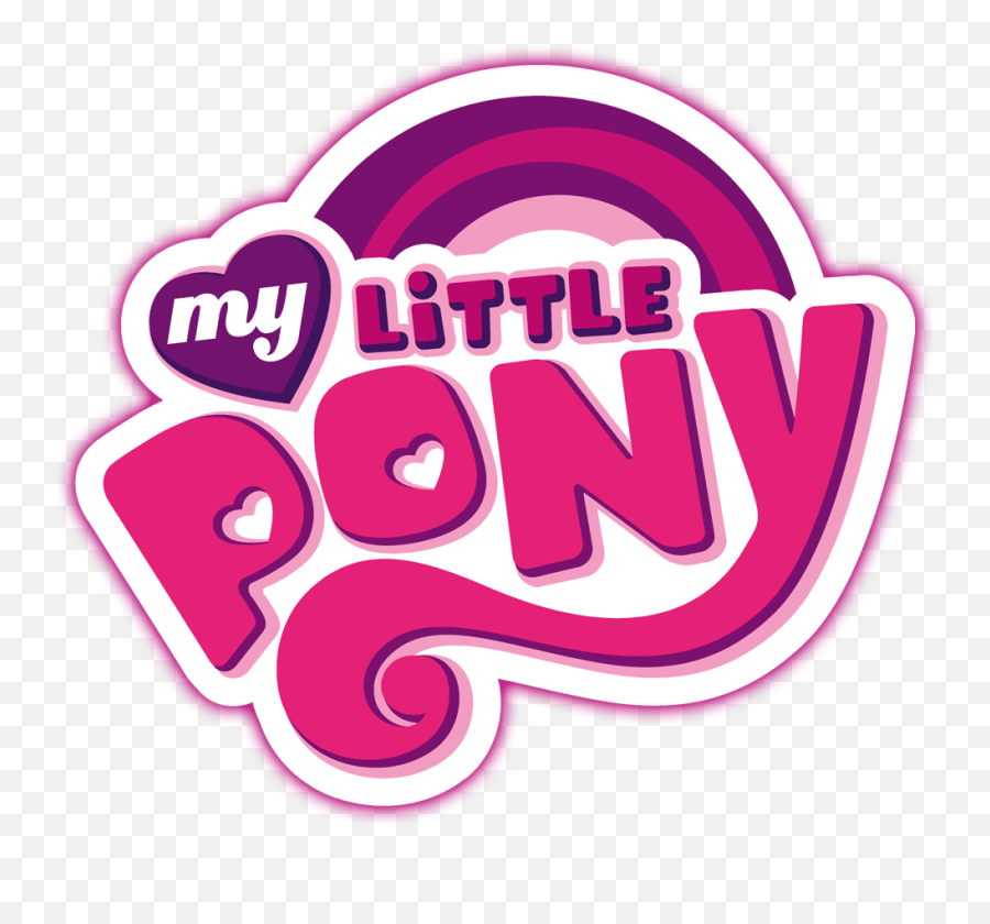 Game Logo - Rainbow My Little Pony Logo Emoji,Hasbro Logo