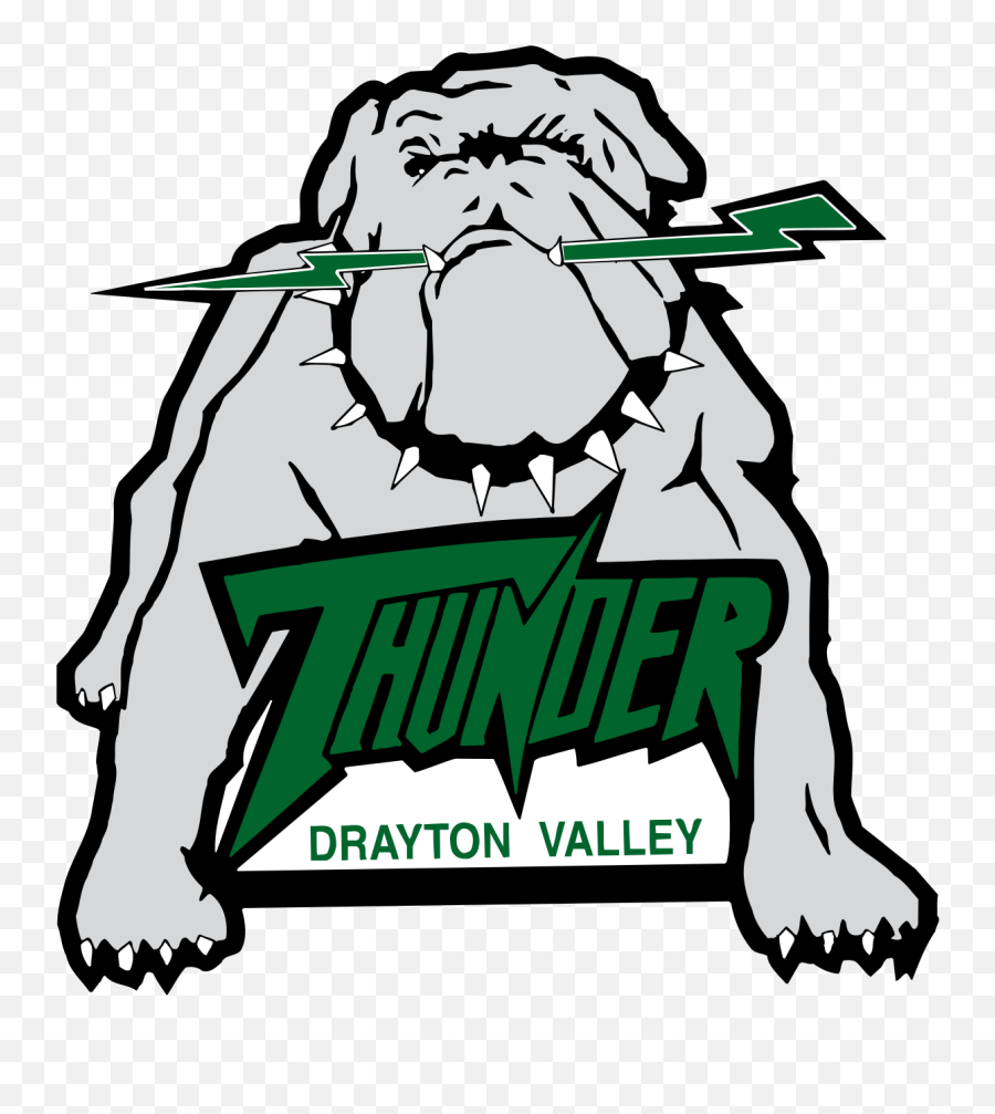 Drayton Valley Thunder - Wikipedia Drayton Valley Thunder Logo Emoji,Thunder Logo