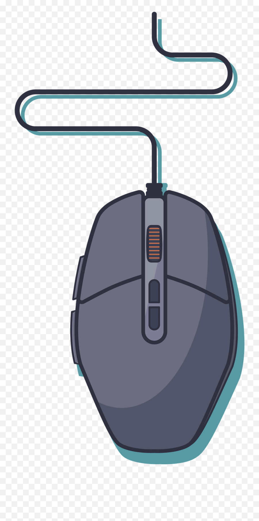 Gaming Mouse Clipart - Gaming Mouse Clip Art Png Emoji,Computer Mouse Clipart