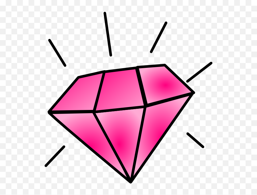 Diamond Clipart Transparent Png Image - Pink Diamond Clipart Emoji,Diamond Clipart