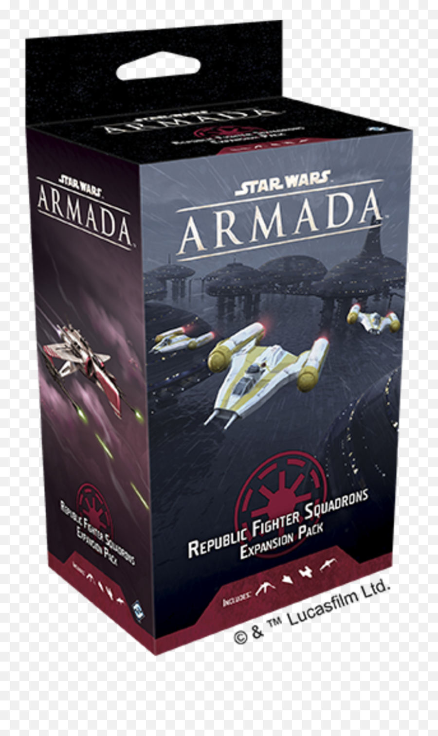 Armada - Star Wars Armada Republic Fighter Squadrons Expansion Pack Emoji,Galactic Republic Logo