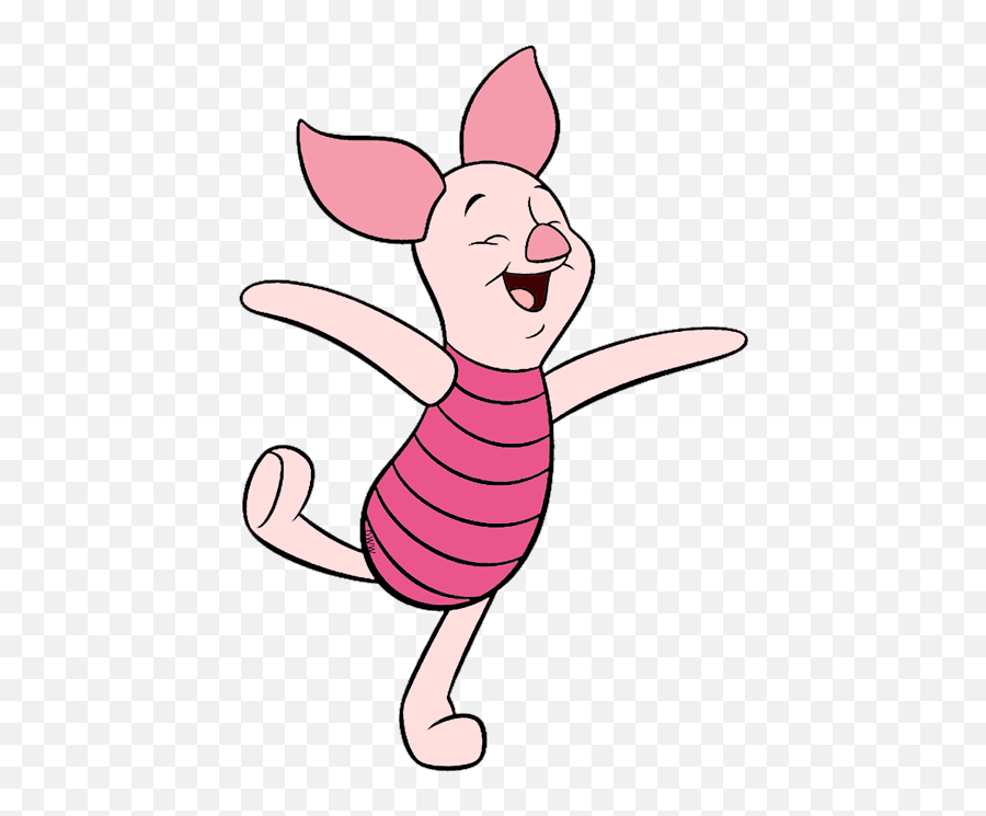View Full Size Happy - Happy Piglet Winnie The Pooh Clipart Piglet Winnie The Pooh Clipart Emoji,Happy Clipart