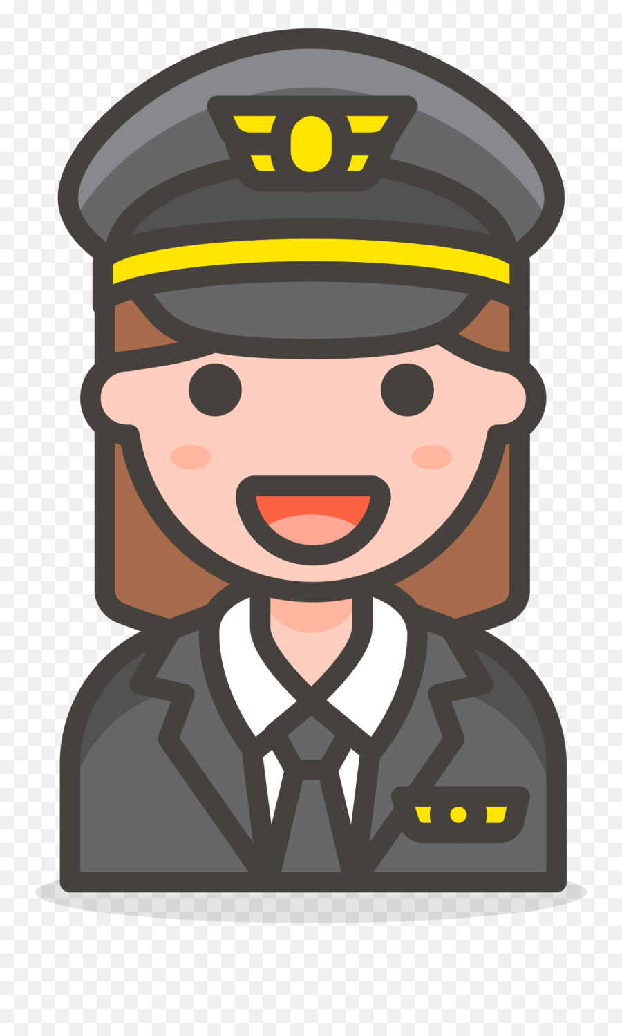 Pilot Clipart Woman Pilot Picture - Transparent Judge Clipart Png Emoji,Pilot Clipart