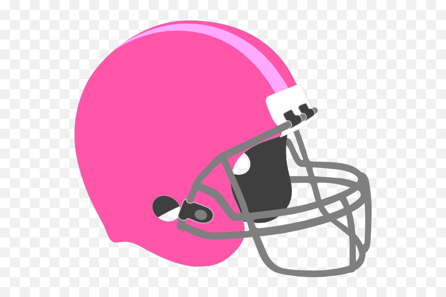 Pink Football Helmet Clip Art At Clker - Pink Football Helmet Clipart Emoji,Football Helmet Clipart