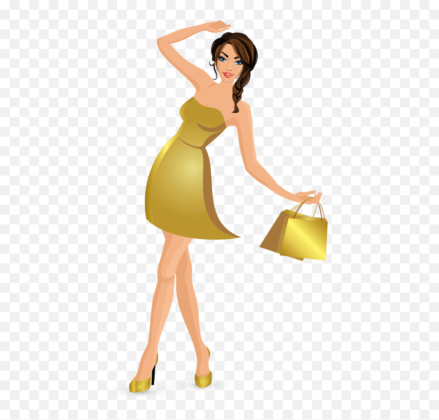 Make Fashion Shopping Logo Design - Fashion Lady Shopping Logo Design Emoji,Fashion Logo