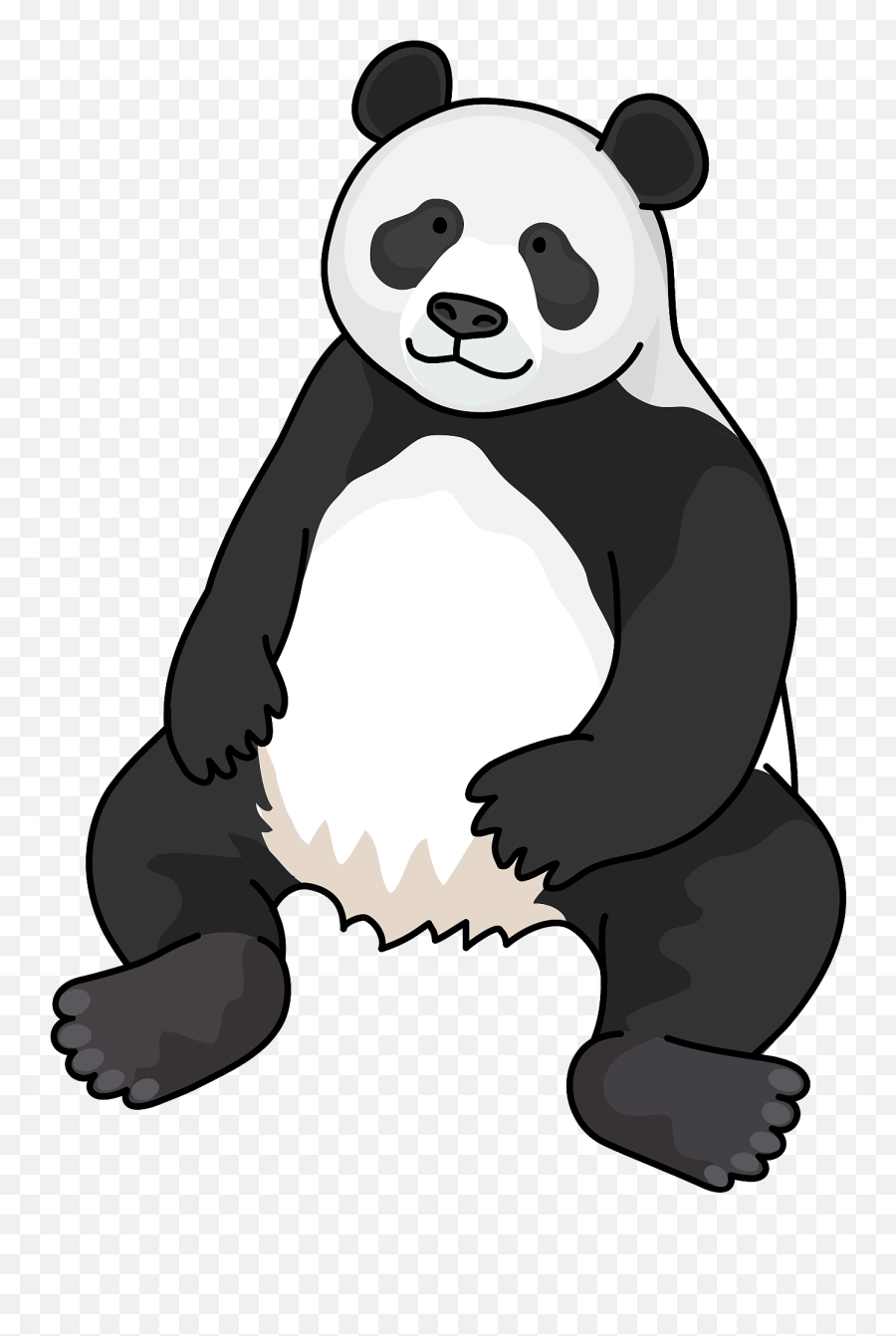 Giant Panda Clipart Free Download Transparent Png Creazilla Emoji,Baby Panda Clipart