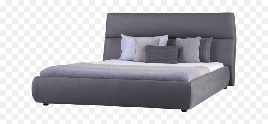 Sprawl Queen Bed - Grey Script Emoji,Pillow Transparent Background