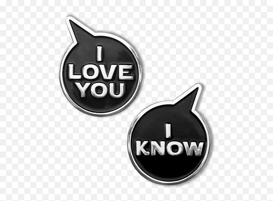 I Love You U2022 I Know Pin Combo U2013 The Patch Parlour Collective Emoji,Solo A Star Wars Story Logo