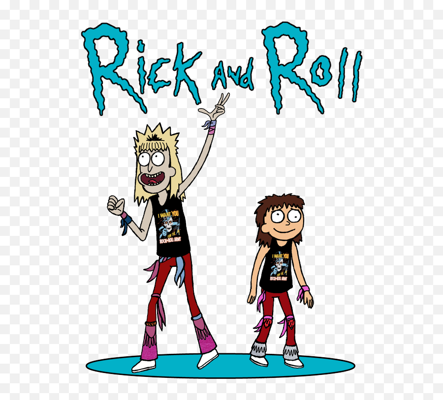 Rick And Morty Clipart Rick Anf - Rick And Morty Rock Png Emoji,Morty Transparent