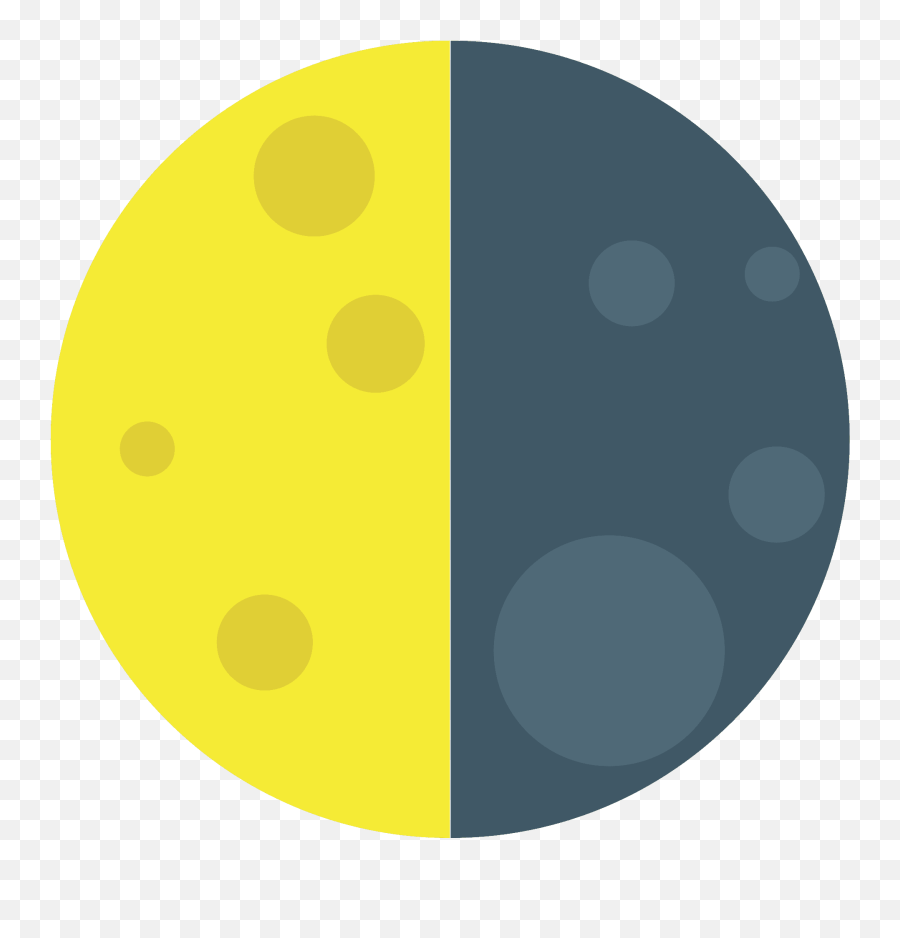 Last Quarter Moon Emoji Clipart Free Download Transparent - Last Quarter Moon Emoji,Quarter Clipart
