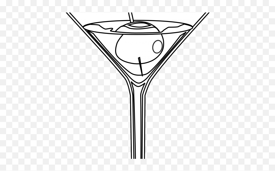 Martini Clipart Toast - Martini Drawing Png Emoji,Martini Glass Clipart